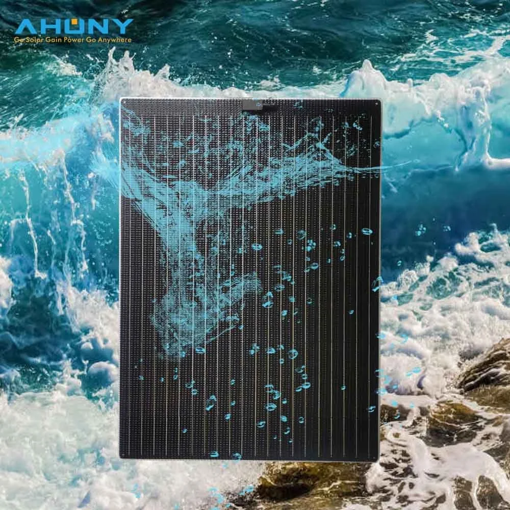 Walk on marine grade solar pv panels 130w back contact mono cell for rv roof flat area watch stars at night laying on boat deck