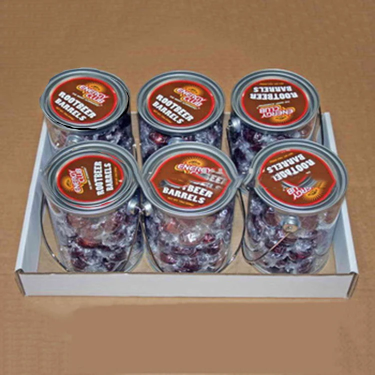 101 60 мм X 127 прозрачные канавки пластиковые канистры для краски пищевая упаковка ПВХ Оловянное ведро