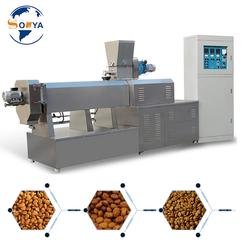 Production Line Mill 2022 Cat Fish Dog Chicken Goat Cattle Poultry Making Use Pet Food Animal Feed Pellet Machine