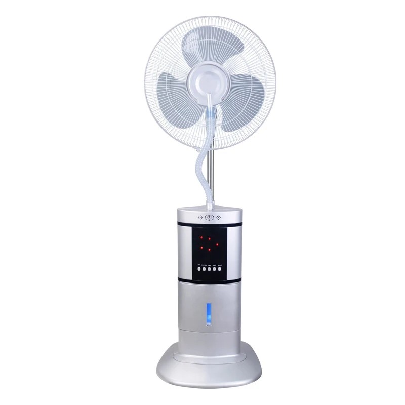china manufacturers 16 inch or 18 inch indoor home standing water spray misting fan with water tank