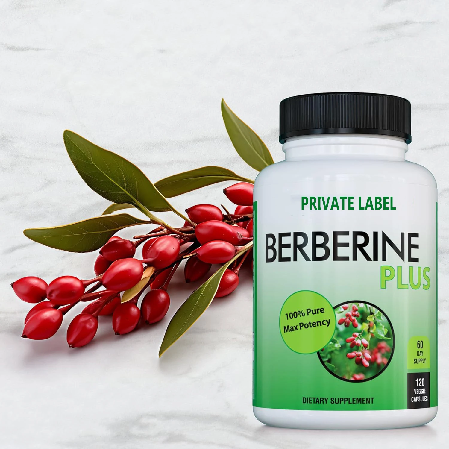 Factory OEM Private Label 1200 mg Berberine Plus Capsules Vegan Berberine HCL capsules