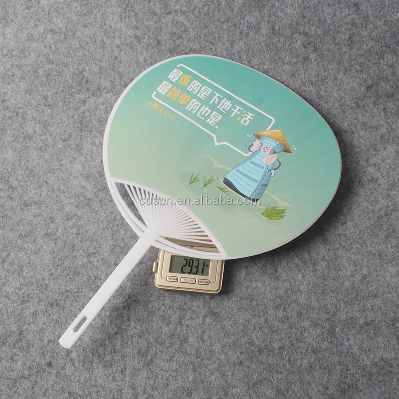 China Factory hot selling personal plastic gift hand fan