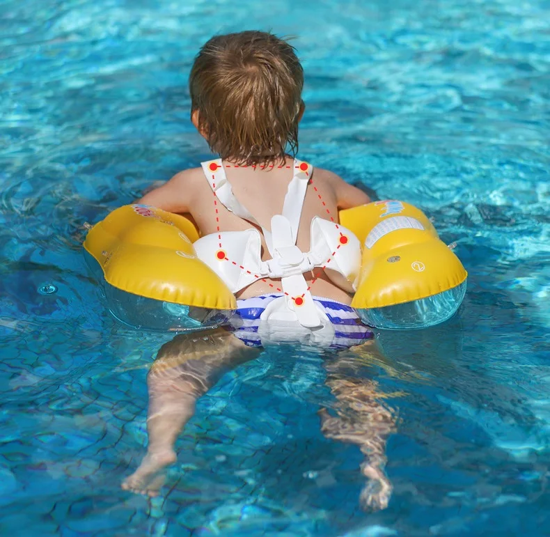 Free Swimming Baby Inflatable Baby Swim Float Children Waist Ring Inflatable Pool Floats Toys Swimming Pool
