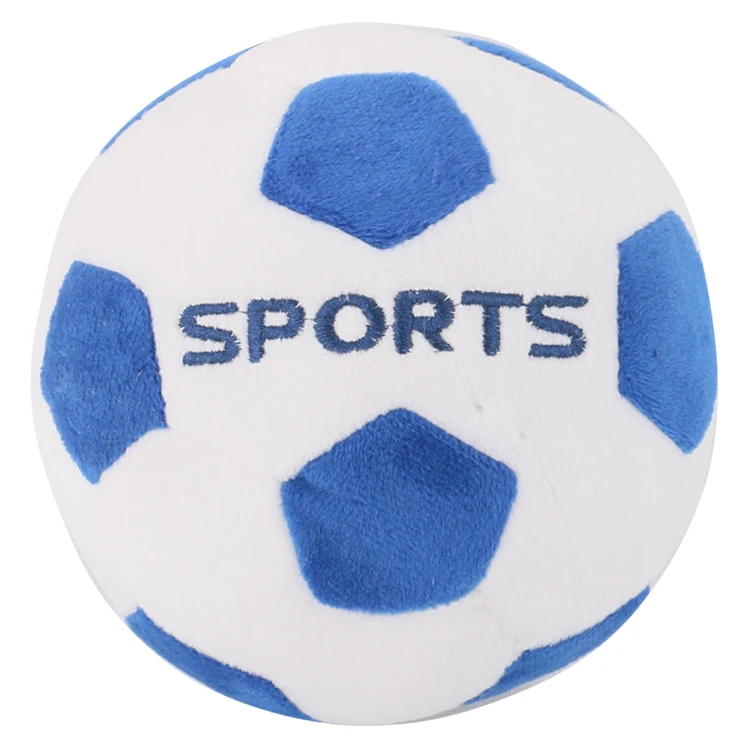 D King Chinese Manufacturer of Pets Supplies Plush Interactive Sports Soccer Ball Toys Custom Squeak Chewing Dog Toys