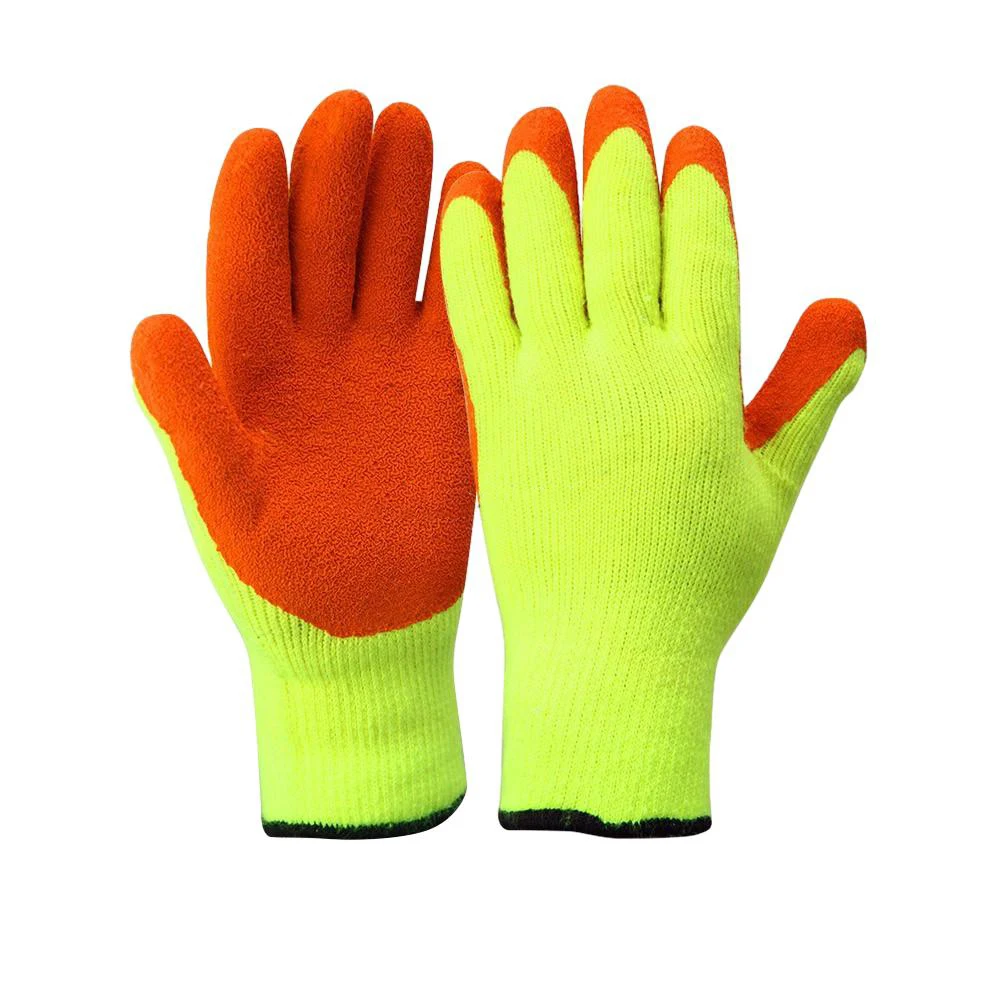 Sunnyhope Men industrial grip heavy duty safety hand latex wholesale construction garden gloves protective gear working gloves