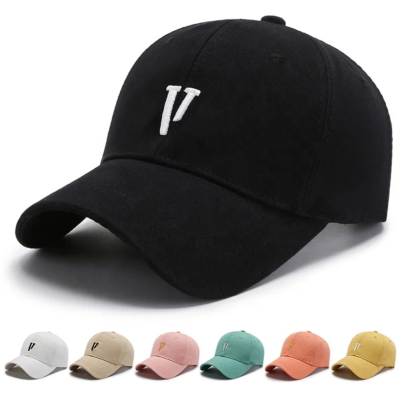 High quality 100% cotton adjustable colorful embroidered character sports caps unisex baseball cap hat custom logo