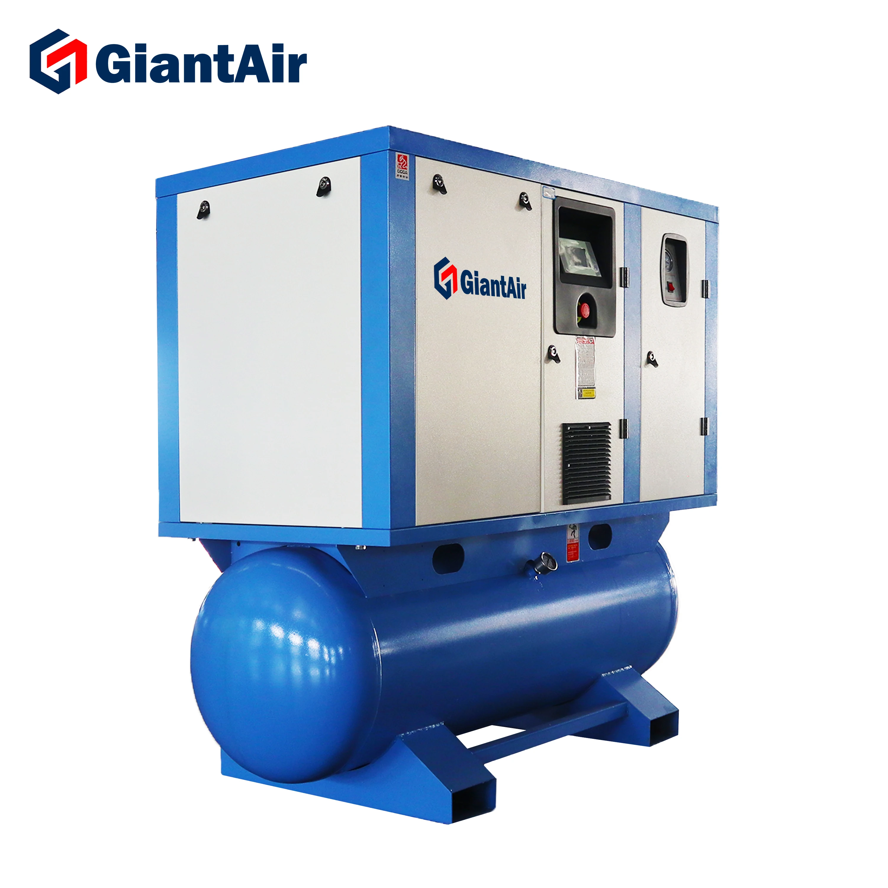 GiantAir Universal Product 22kw Industrial Compressor 30 Hp 3.2m3/min 114cfm Screw Air Compressor with Air Dryer