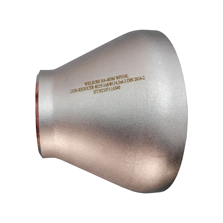 DIN2616-2 WP316L из нержавеющей стали концентрический редуктор фитинги для стыковой сварки 219 1*8/114.3*6 3 соединения труб
