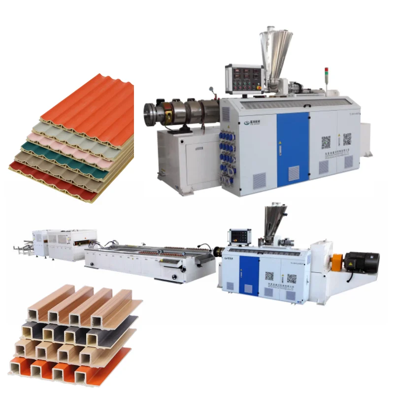 Home use  decoration interior PVC WPC Wall Panel Extruder    wpc decking production line Wpc Wall Panel Production Line