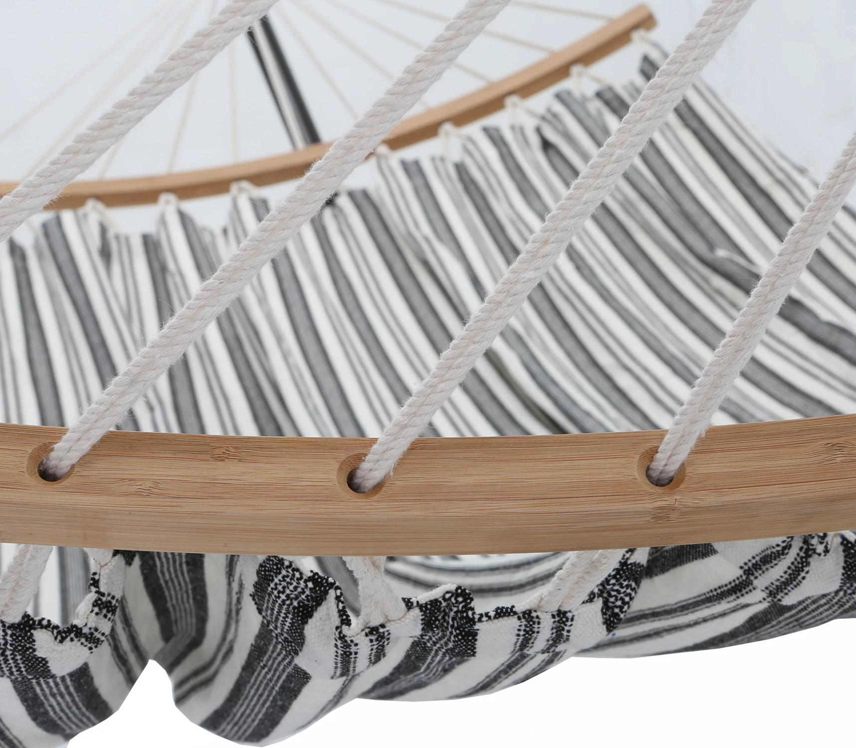 Curved Wood Rod Hammock, Garden Camping Hammock, Portable hammock Manufacturer