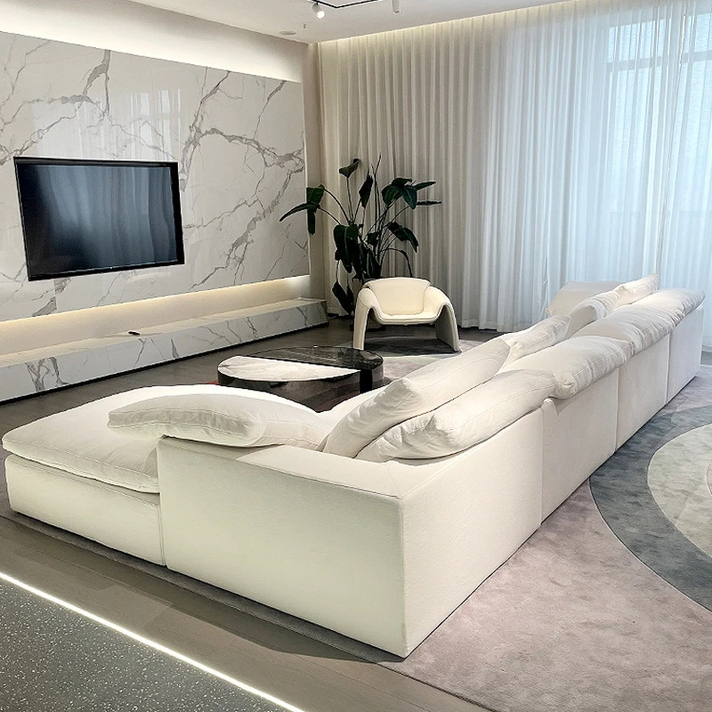 HOT SALE YASITE 2/3/4 seat Sectional Modular cloud Italian style down Sofa couch living room sofa