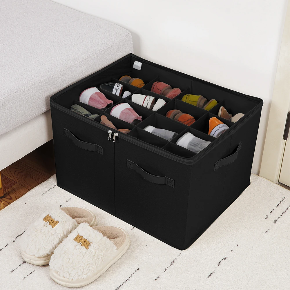 LINDON OEM Custom Multifunctional Shoe Organizer Shoe Box for Sandals Sneakers Slippers