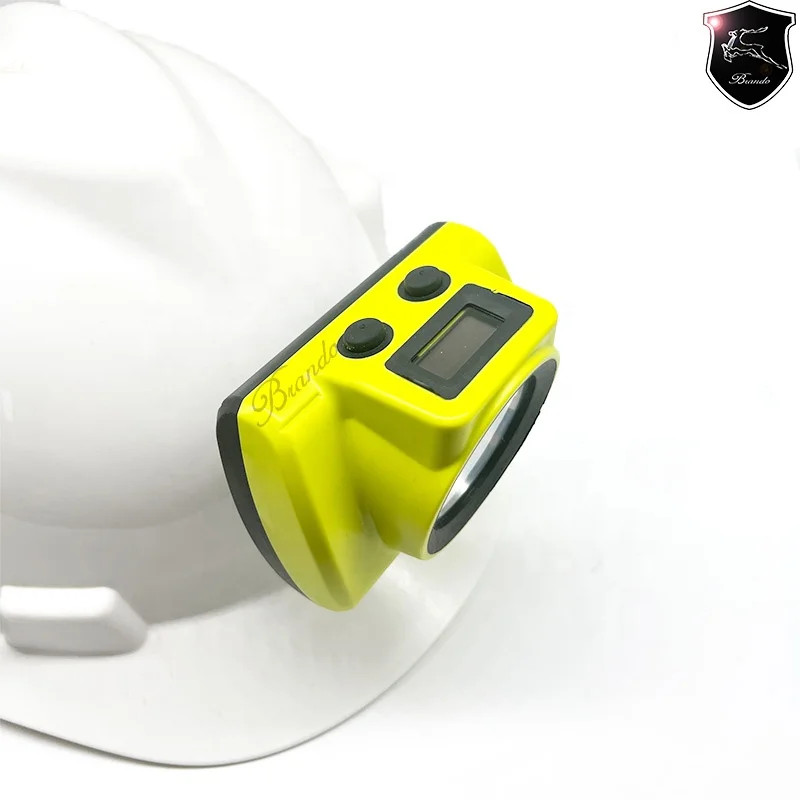 Hot selling saftey led miner cap lamp OLED Screen headlamp KL6-D