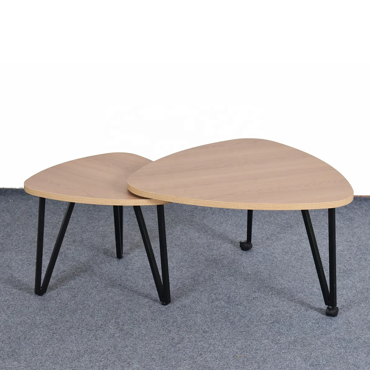 OEM ODM coffee table best seller rustic antique round bed sofa end side table rotate extendable coffee table