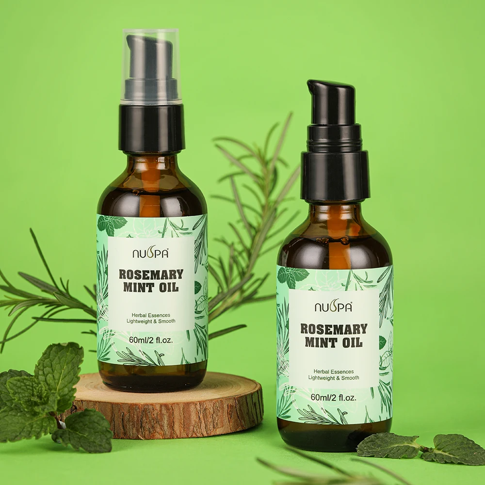 NUSPA Private Label растительная формула для восстановления волос масло ухода за волосами сглаживающее увлажняющее с розмарином