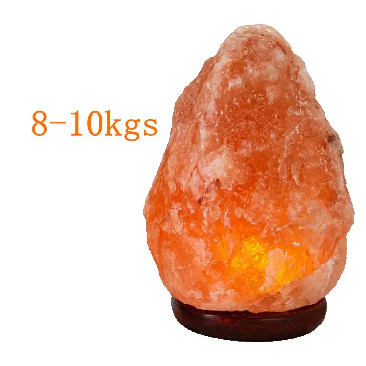 Гималайская соляная лампа для домашнего декора, натуральные ночные светильники с очищенным воздухом 8-10 кг, Гималайская соляная лампа, Гималайская Соляная Лампа