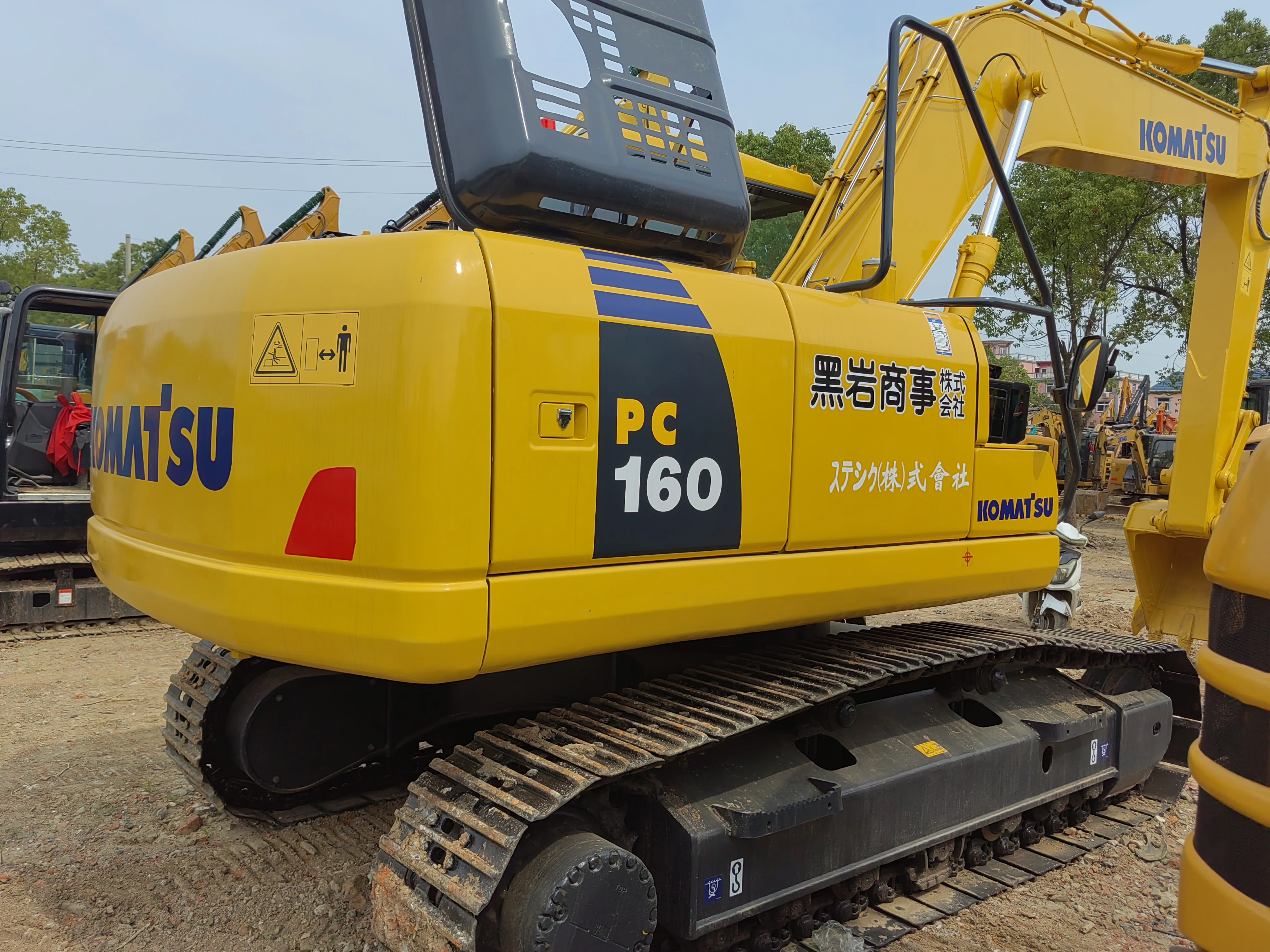 Japan Original Used Excavator Komatsu Pc160 middle Excavator Used 16 22 Ton Bagger Pc160 200 220  Excavadora Cheap Price