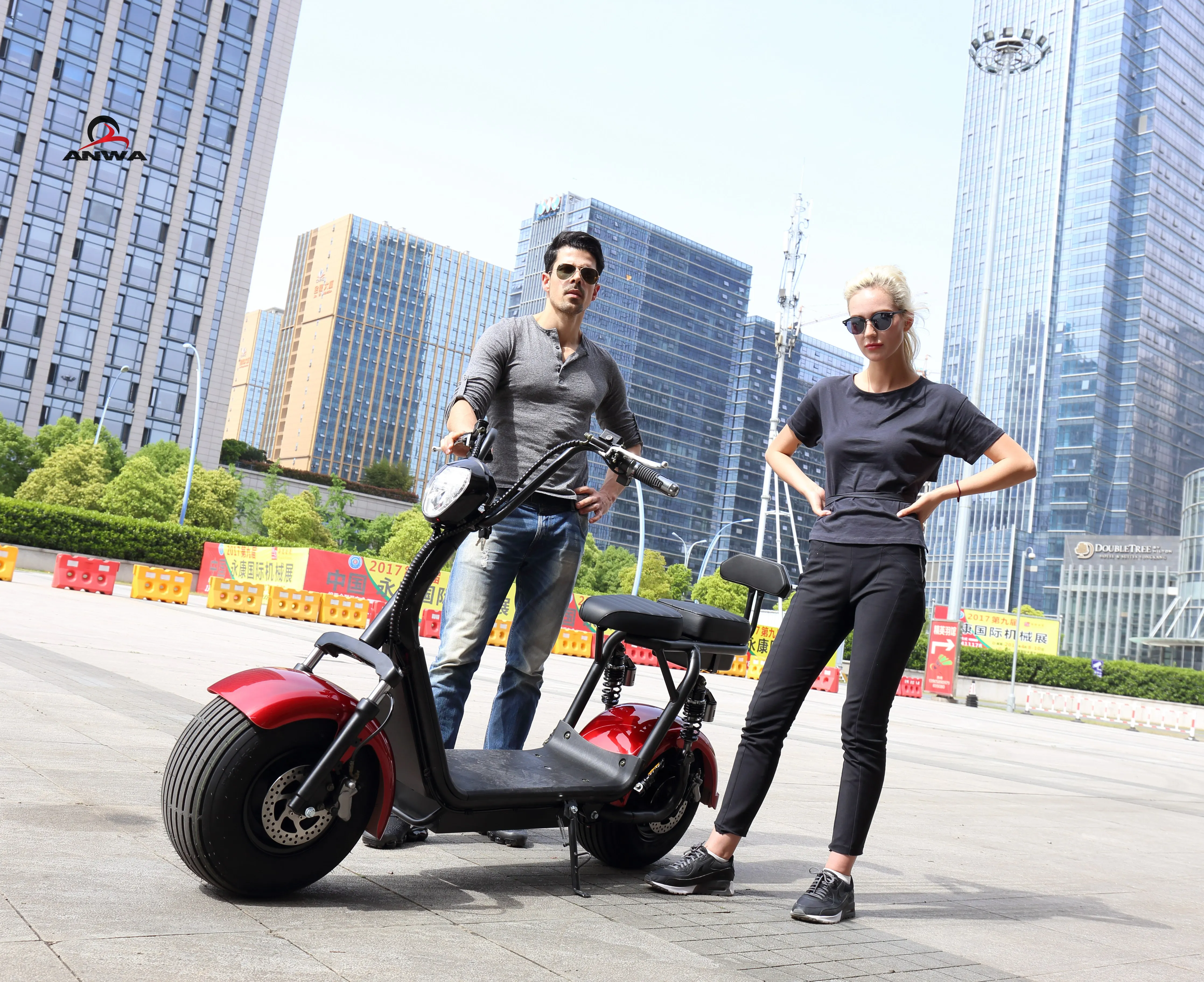 Newest Electric Scooter Parts 1000w Citycoco 60v/12Ah Fast Electric Motorcycle