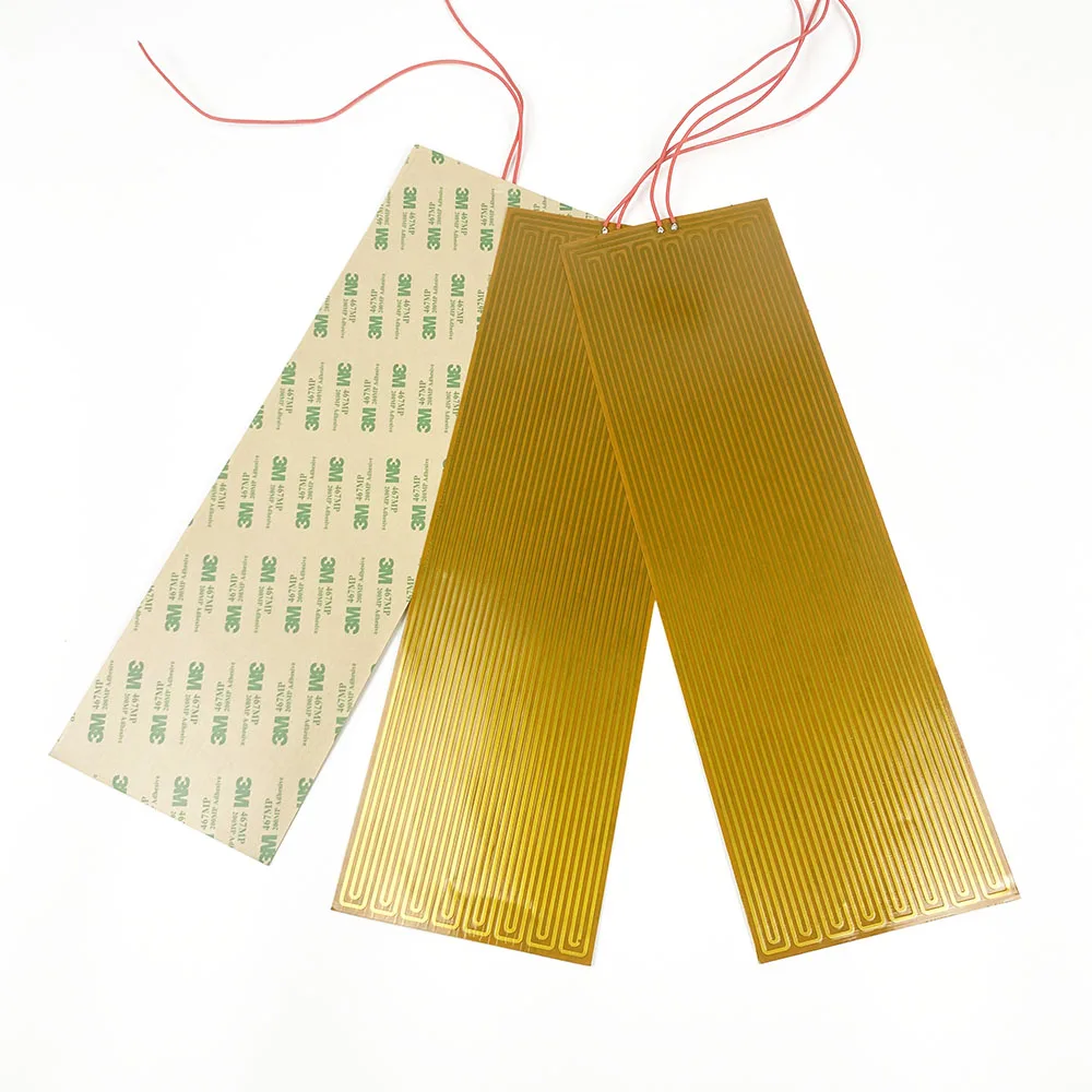Custom Kapton Film Heater 12v 5v 220V 100W 110x350mm PI heater polyimide adhesive film heater