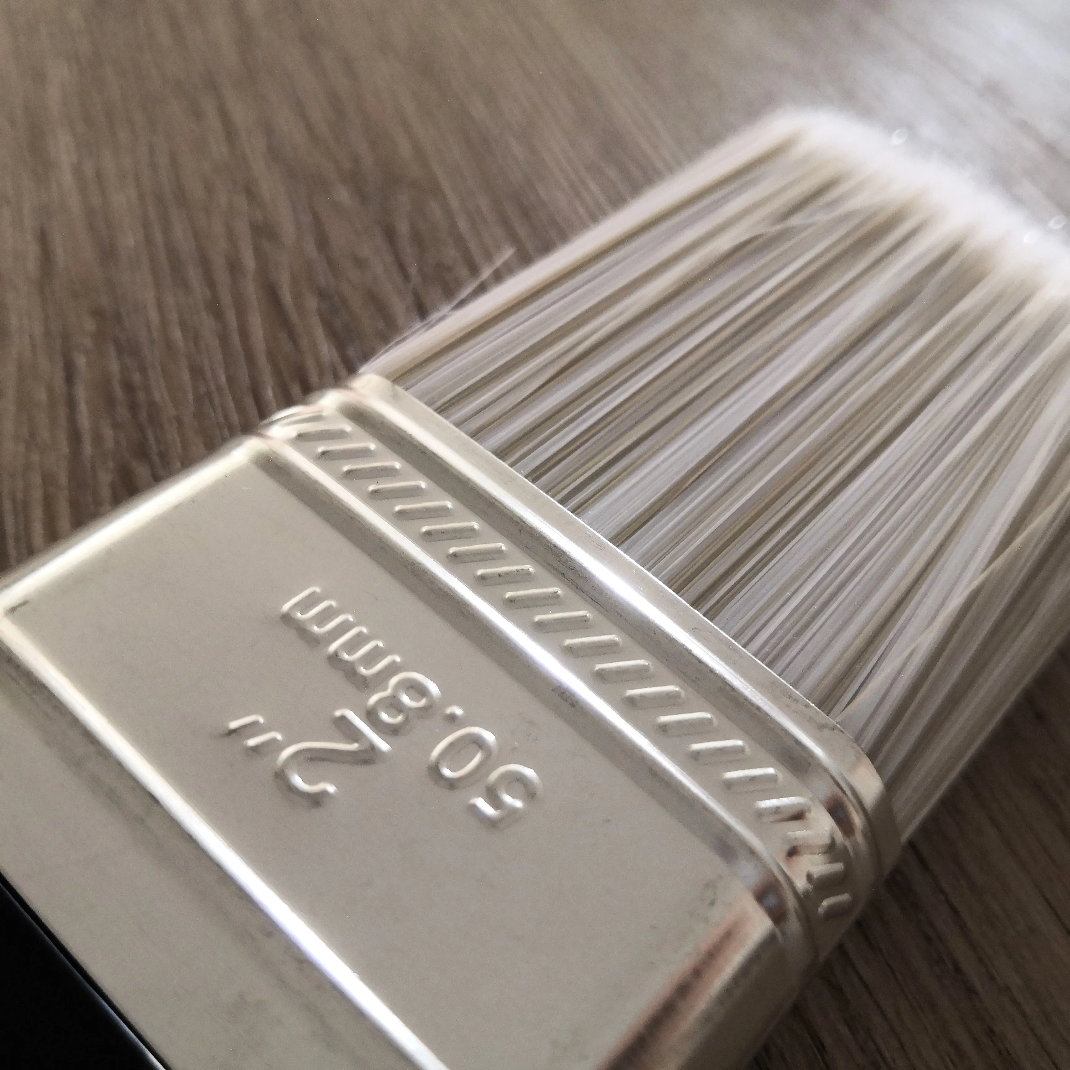 2inch super value PET filament plastic handle flat sash painting brush