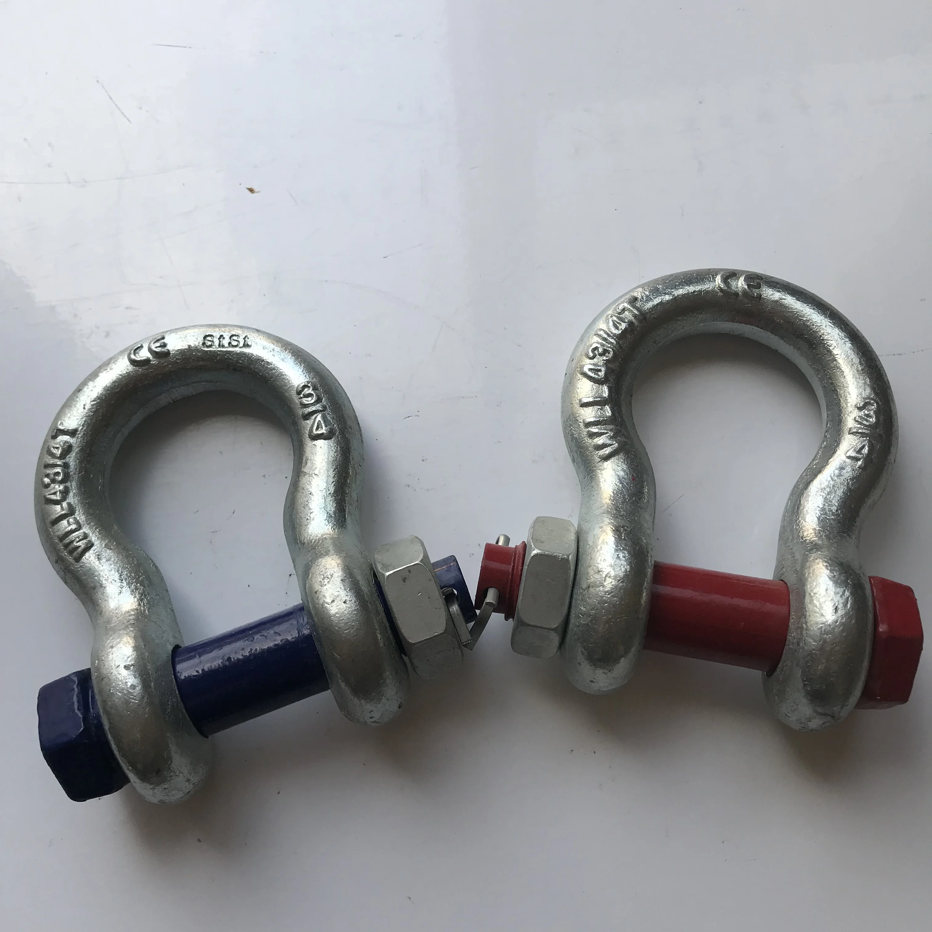Made In China Us Type Galvanised Carbon Steel G2130 Bow Shackle