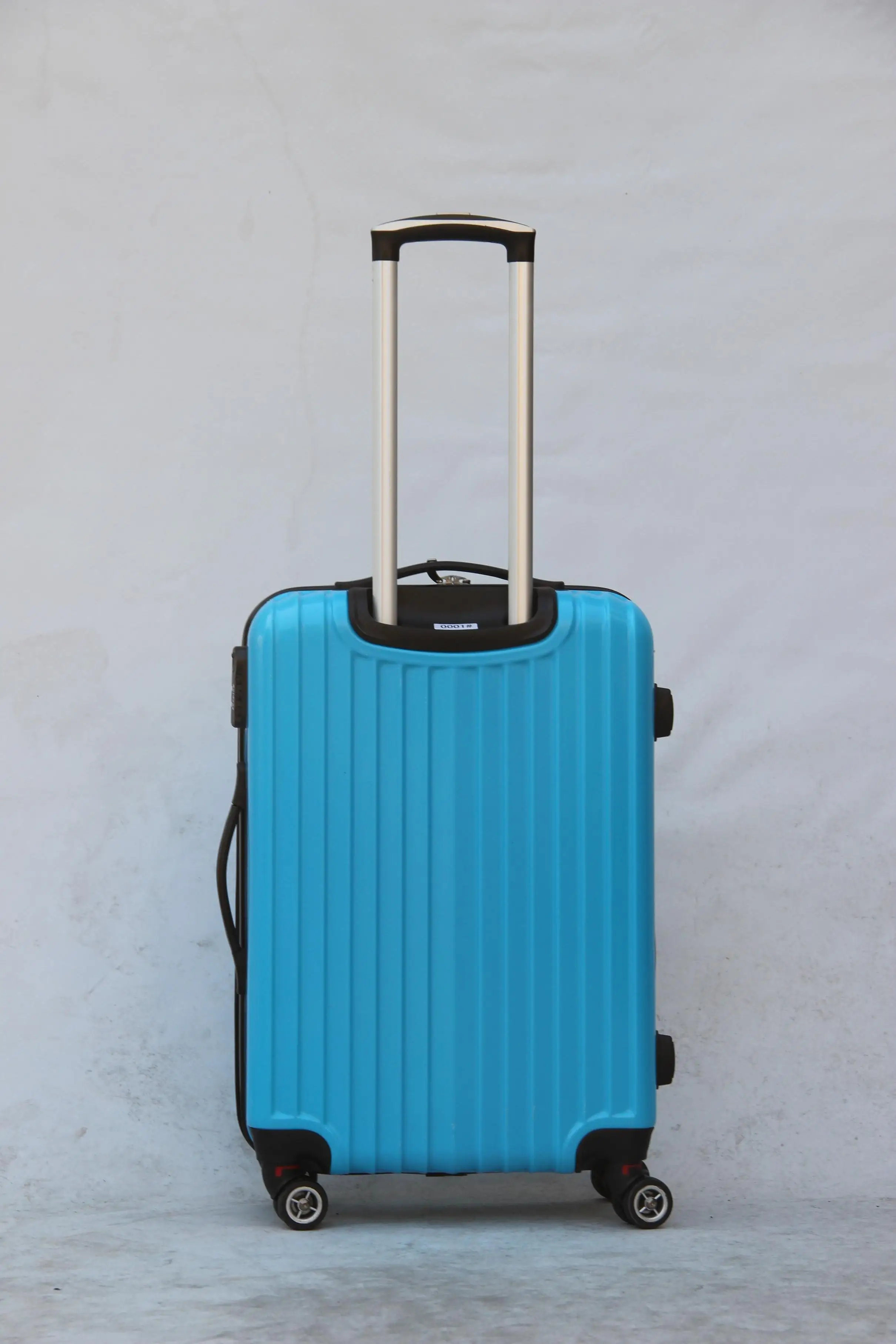 Wholesale  Hard Shell Plastic PC Travel Trolley Suitcase, Custom 3PCS Trolley Luggage Set