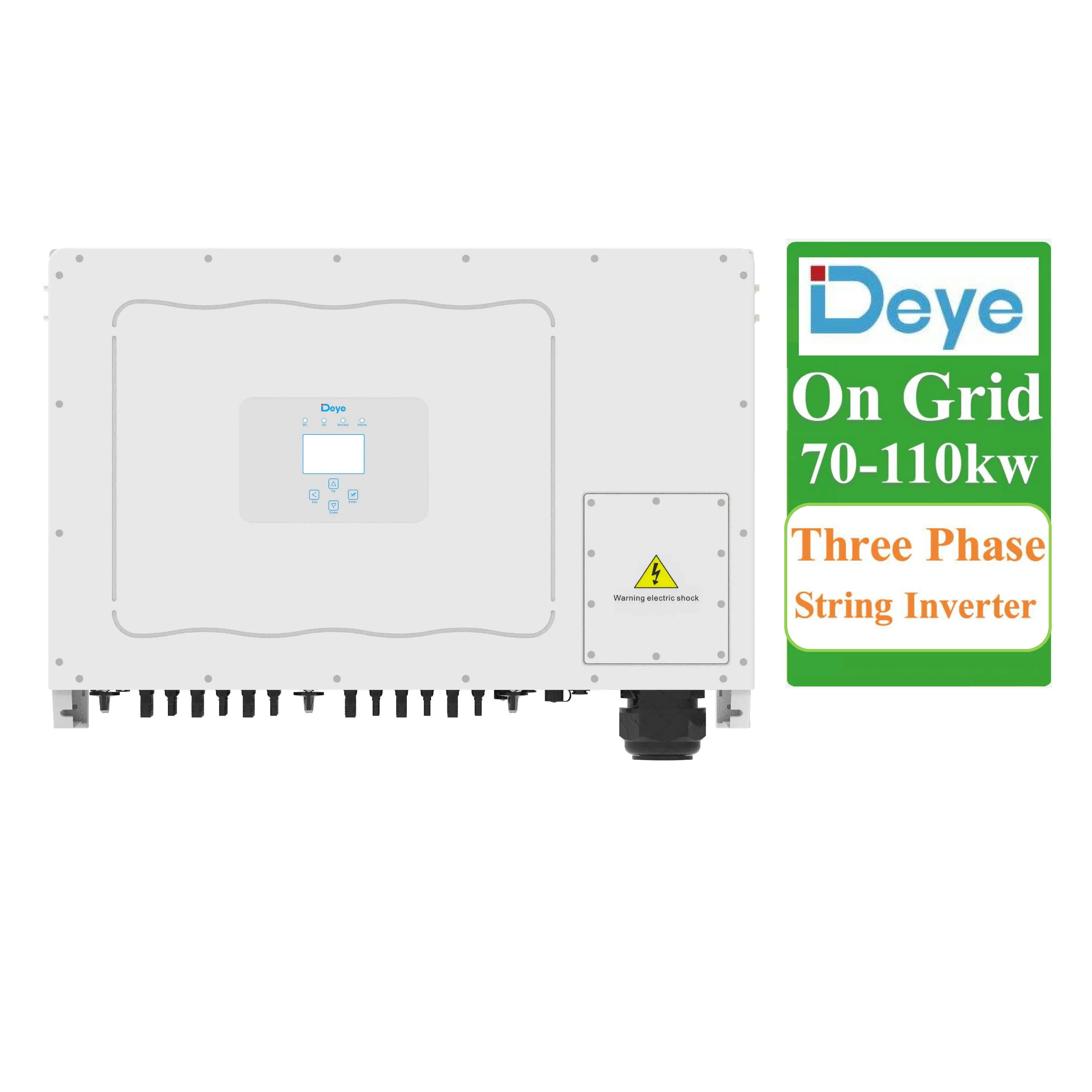Deye SUN-70/75/80/90/100/110K-G03 на сетке трехфазный инвертор готовый запас DDP по вашему адресу