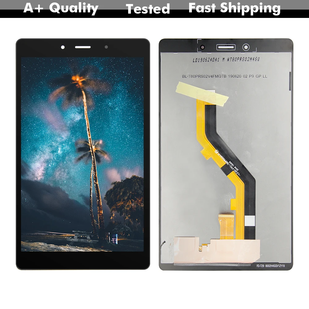 OLED LCD for Samsung Tab A 8.0 2019 SM-T295 T295 Tablet LCD Screen Matrix Module Touch Digitizer T295 LCD Sensor Replacement