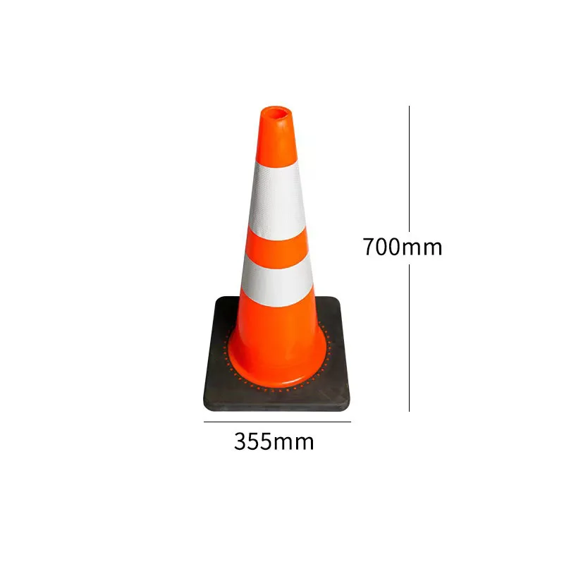 36Inch 70Cm 50Cm Yellow Pvc European Collapsible Lime Traffic Cones Bar Colors Plastic Cone