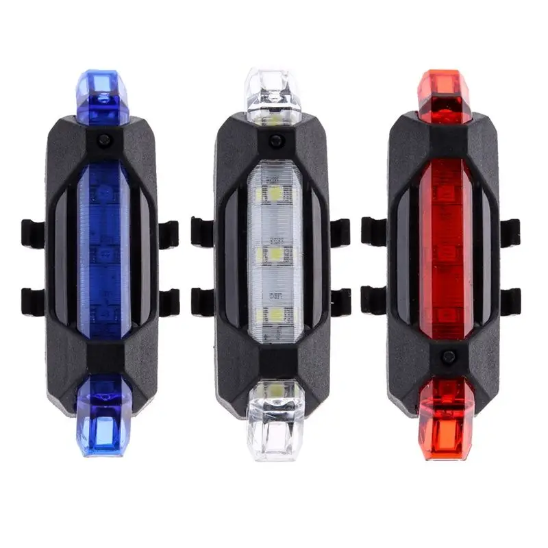 Сигнальные огни для велосипеда Cob задний фонарь аварийный сигнал Usb Перезаряжаемый светодиодная