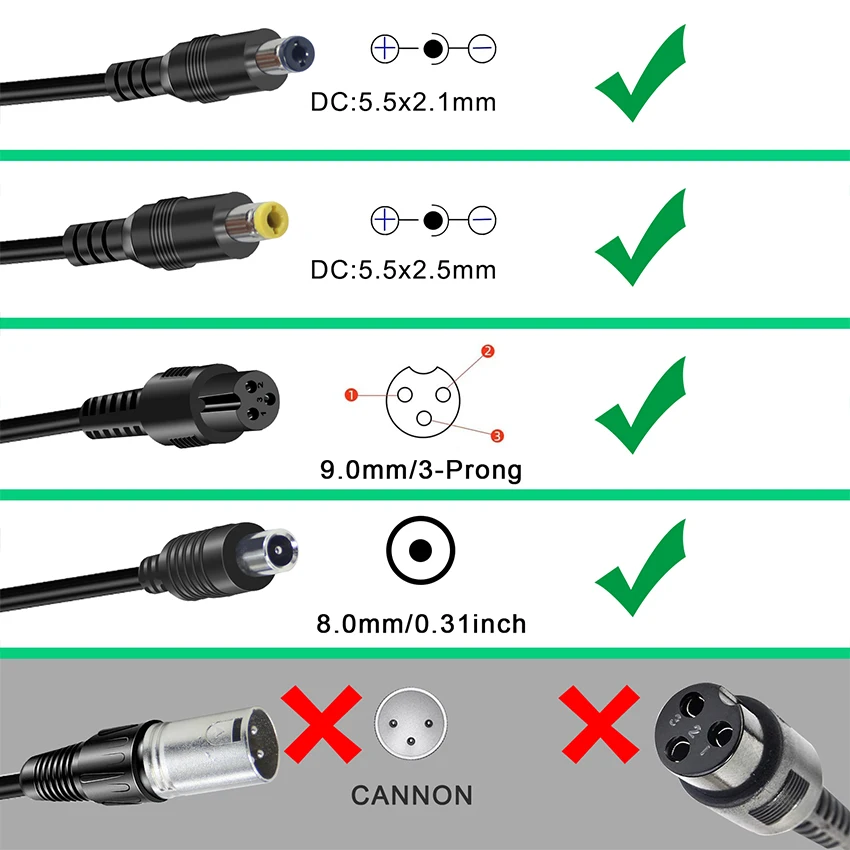 42W Lithium battery charger 42V 1A electric bicycle charger electric scooter charger 84W 42V 2A