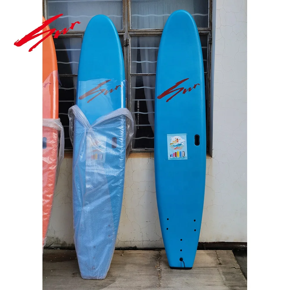 2021 new 9ft ixpe soft top surfboards in three stringers include a fiberglass stringer in stock
