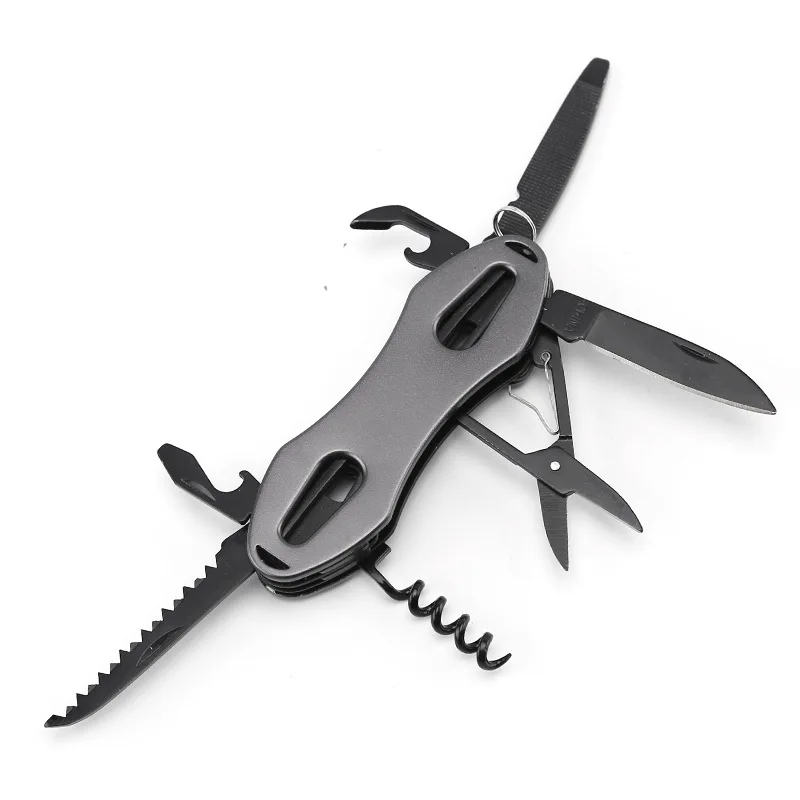 Swiss knife Mini Pocket Knife Keychain With Comfort Grip Multi Function Folding Knife,Multitool Scissors