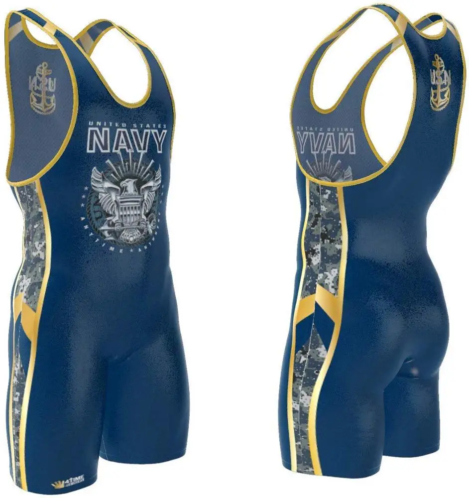 fully custom sublimation professional cool  youth wholesale wrestling singlets for men