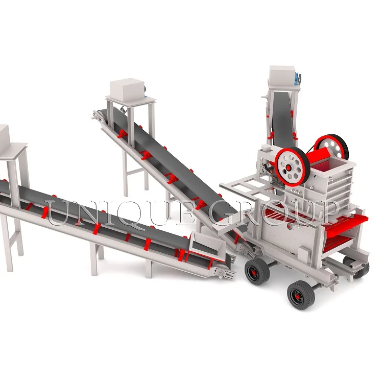 small scale limestone granite basalt concrete talc gravel stone crushing mobile jaw crusher equipment for sale