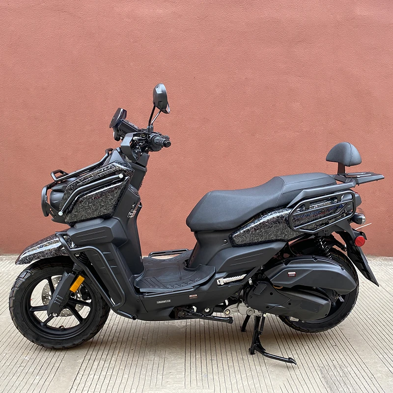 EPA Certified 200CC Adult Gasoline Scooters with 150cc Air Cooled EFI Engine 95kmh Speed petrol Motorcycle Backrest Disc Brake