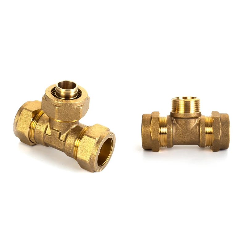 Custom Logo Copper Tubes Golden Slim Joint Piping Material Tube Joints For Water Gas Pipe
