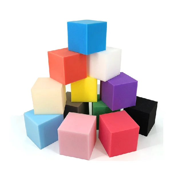 Popular foam pit blocks sponge foam cube for indoor trampoline park