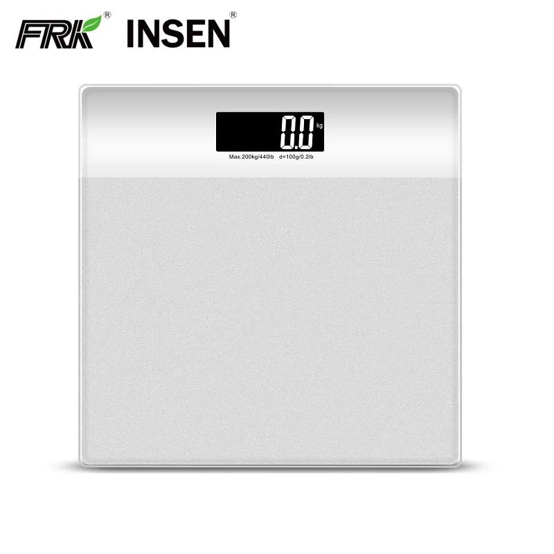 Hot selling LCD Digital Body Weight Bathroom Scale with Step-On Technology 200Kg 440Lb