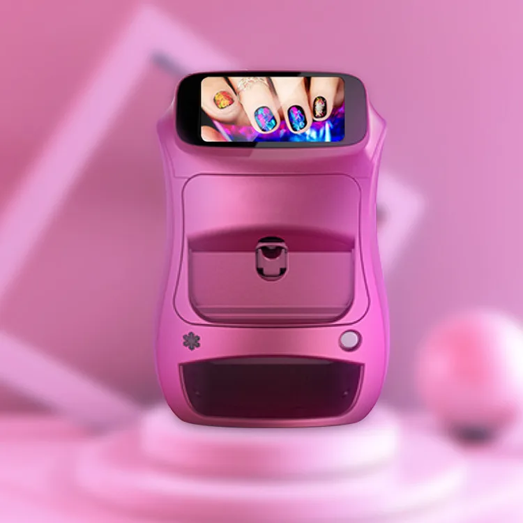 NEW quality nail printer machine 3D digital nail art printing connect wifi DIY nail photos 3D design pictures printer machine