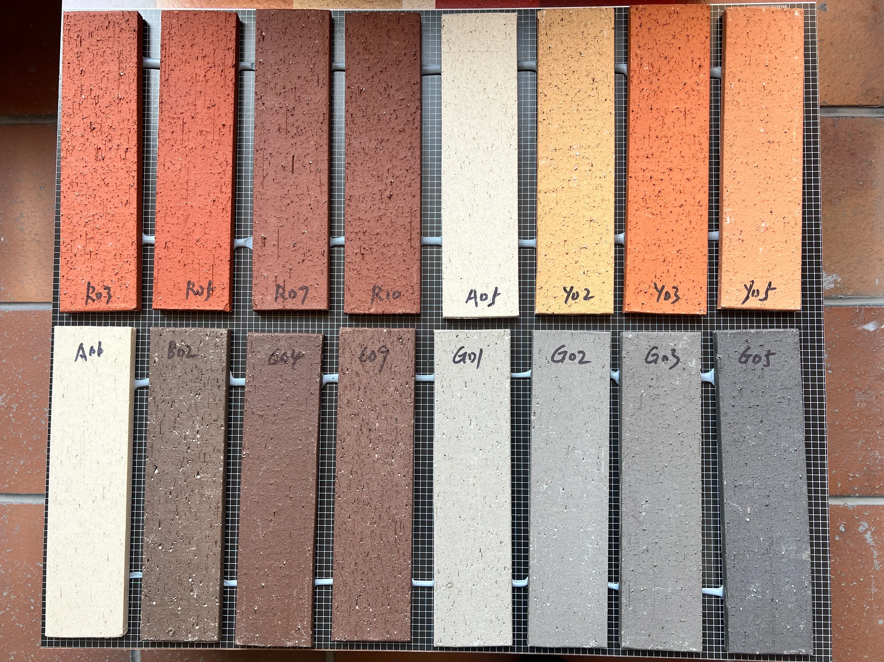 Popular high quality fireproof clay brick split wall tile 60x240X11MM outdoor indoor decoration