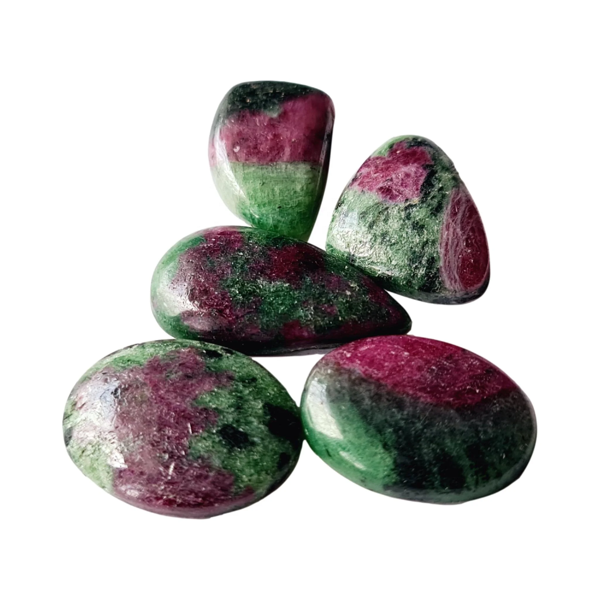 Natural Ruby Zoisite Gemstone Cabochons Free Sizes And Calibrated Available On Order Basis All Shapes And Sizes Cut On Custom Or