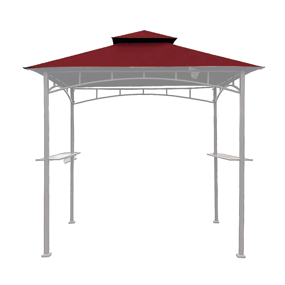Factory Model L GG001PST Waterproof Gazebo Canopy Replacement Cover Patio Easy to Assemble Polyester Sail Nature Treated