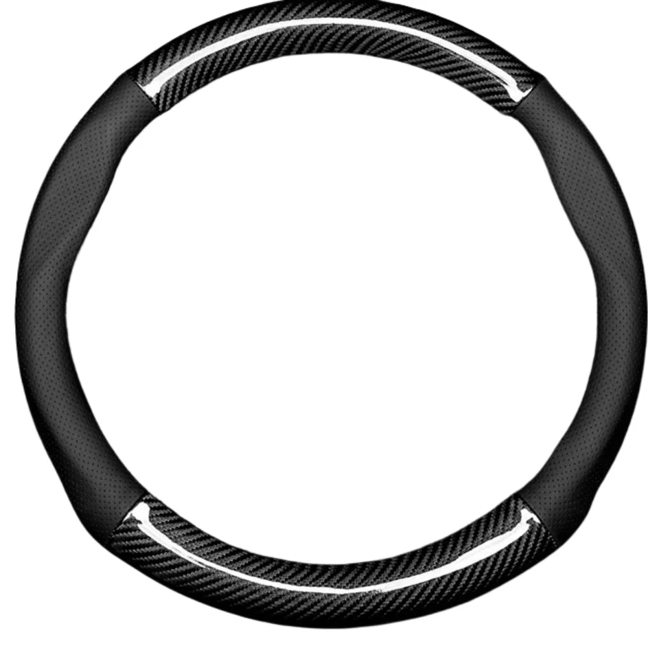 Hand Sewing Non-Slip Artificial Leather Braid Car Steering Wheel Cover For BMW E46 M3 E39 330i 540i 525i 530i 330Ci 2001 - 2003