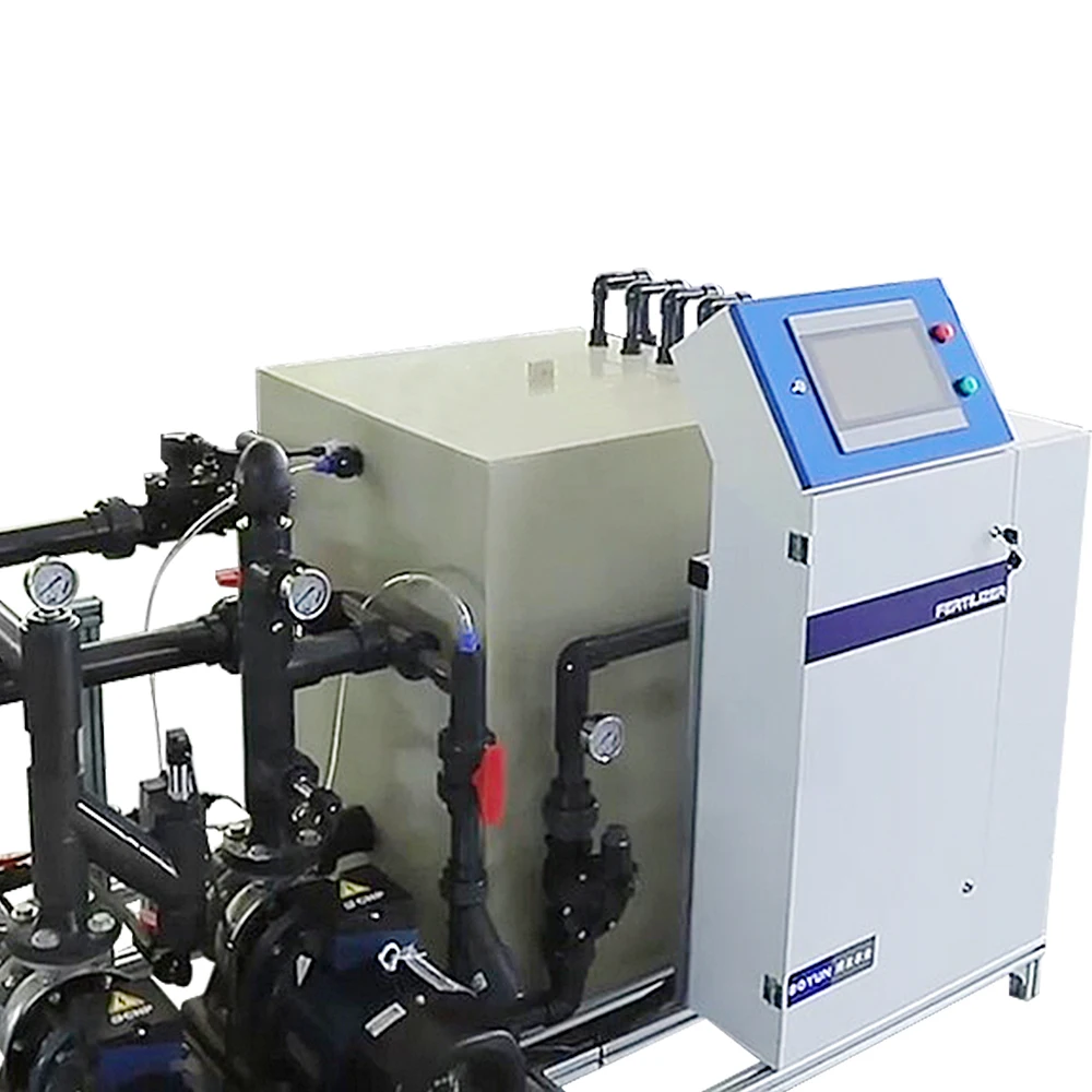 BUYUN 10 nutrient channels  automatic irrigation  solution hydroponic system for tomato agriculture greenhouse