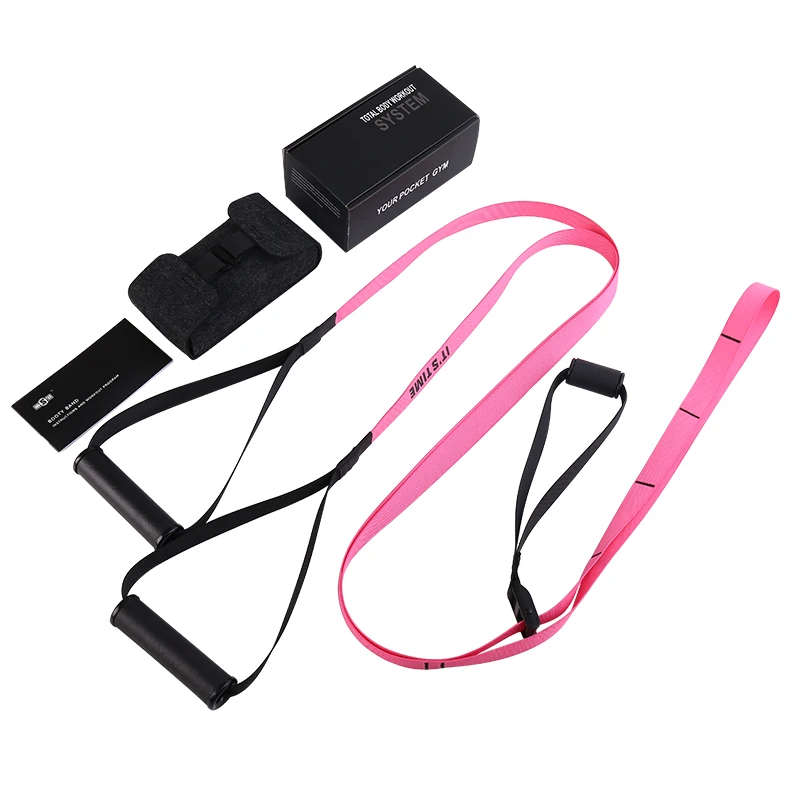 Adjustable Suspension Train Body Weight Belt Indoor Exercise Equipment