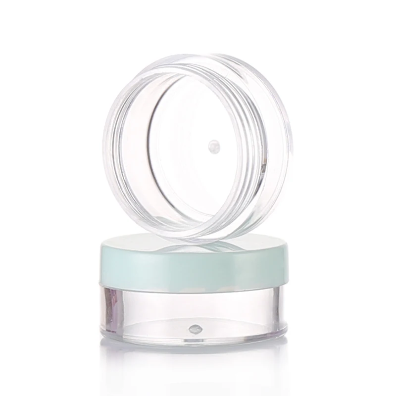 
5g 10g 15g 20g Plastic Cream Jar With Colorful Lid 