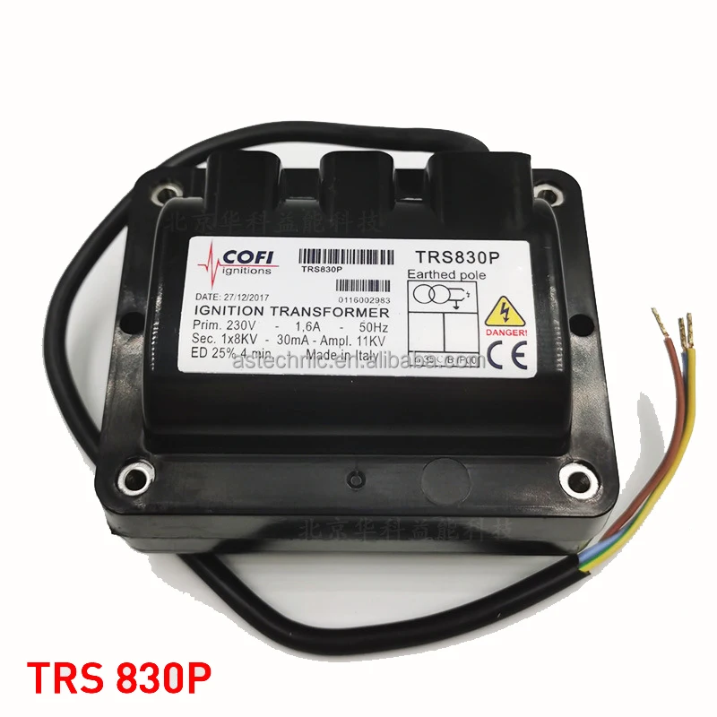 Drying furnace natural gas burner accessories COFI ignition transformer TRS830P coil type ignition high-voltage package