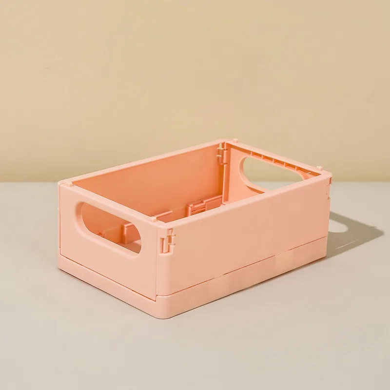 High quality desktop storage stackable box miscellaneous basket book snack toy frame, storage basket, folding stackable organizi