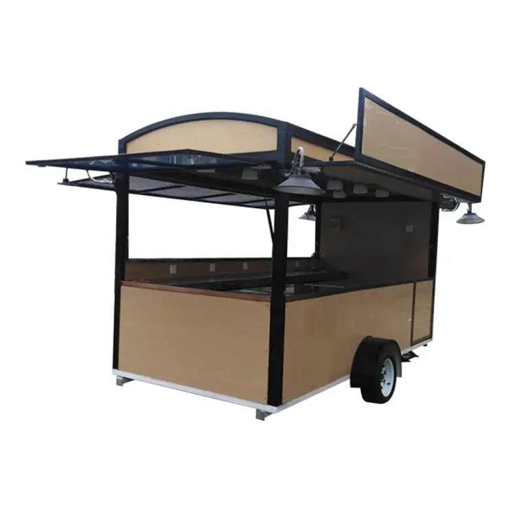 Мобильный горячий открытый еда применение грузовик корзину караван и бургер применение еда торговый корзину для продажи